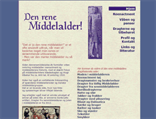 Tablet Screenshot of denrenemiddelalder.dk